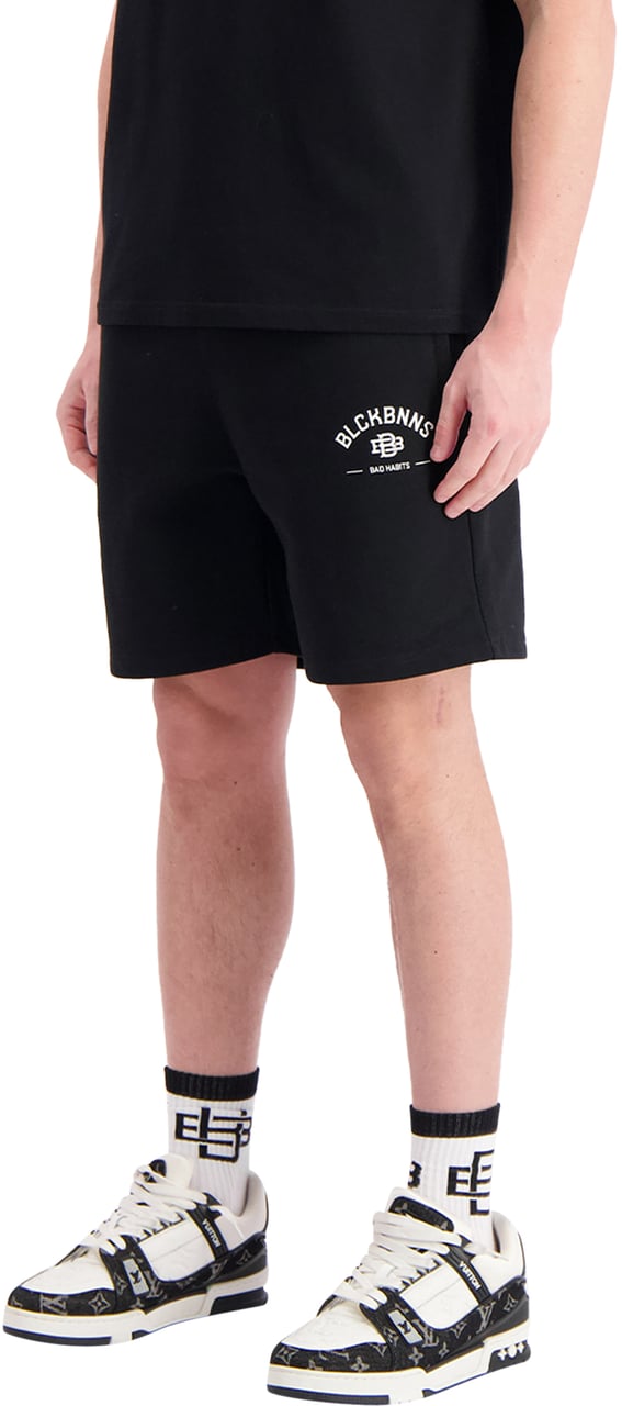 Black Bananas Bad Habits Sweatshorts Zwart