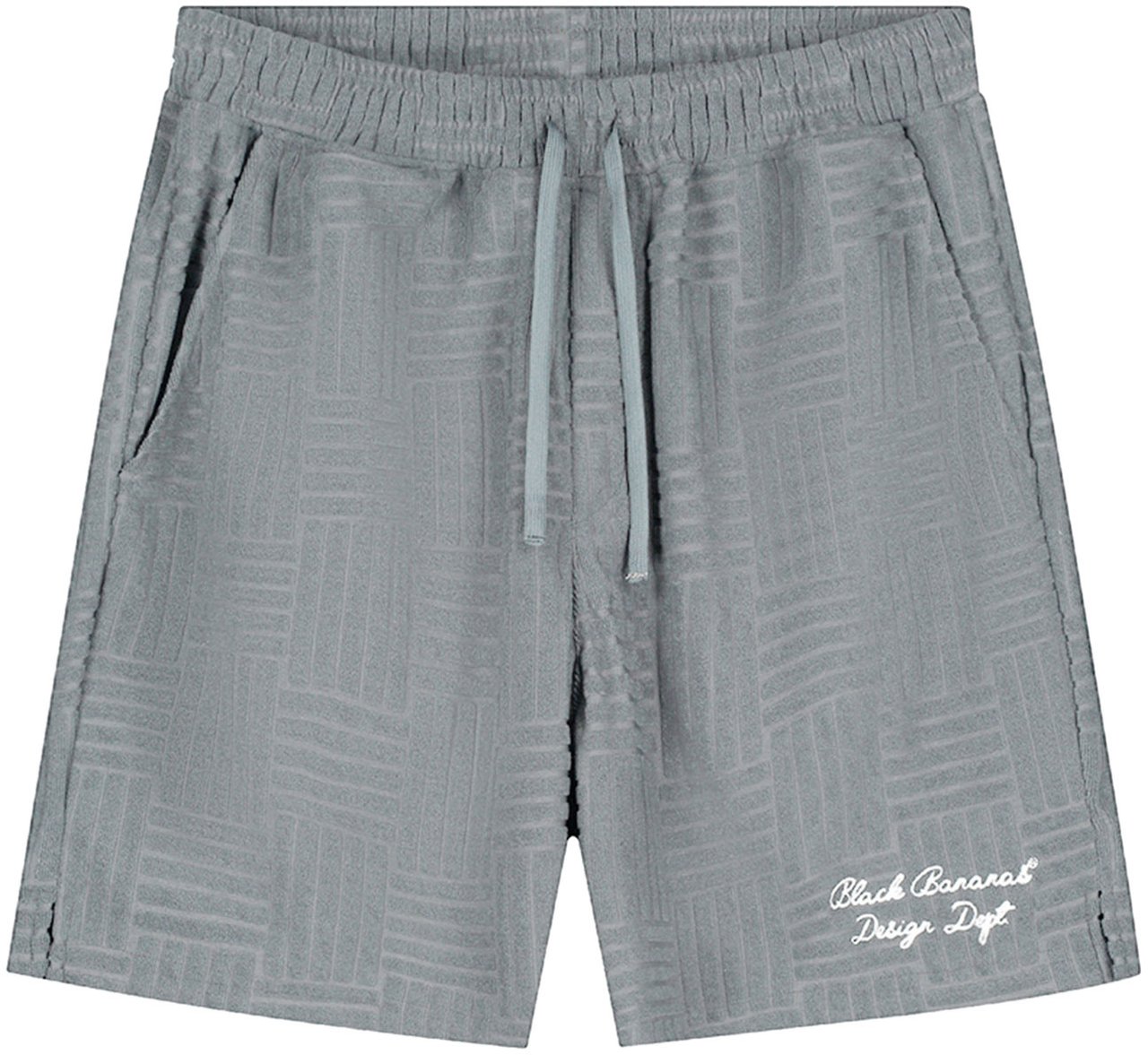Black Bananas Terry Resort Shorts Grijs
