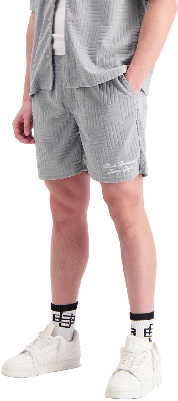 Black Bananas Terry Resort Shorts Grijs
