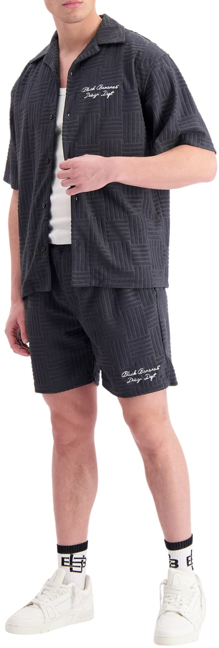 Black Bananas Terry Resort Shorts Blauw