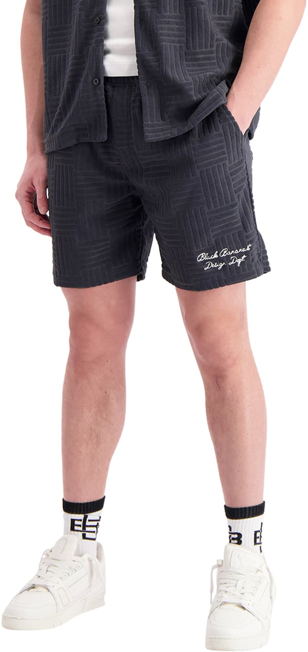 Black Bananas Terry Resort Shorts Blauw