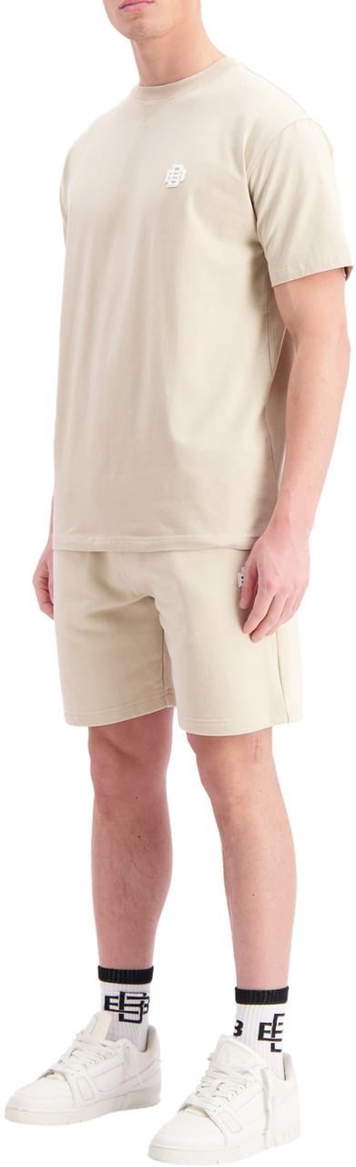 Black Bananas Mono Relax Sweatshorts Beige