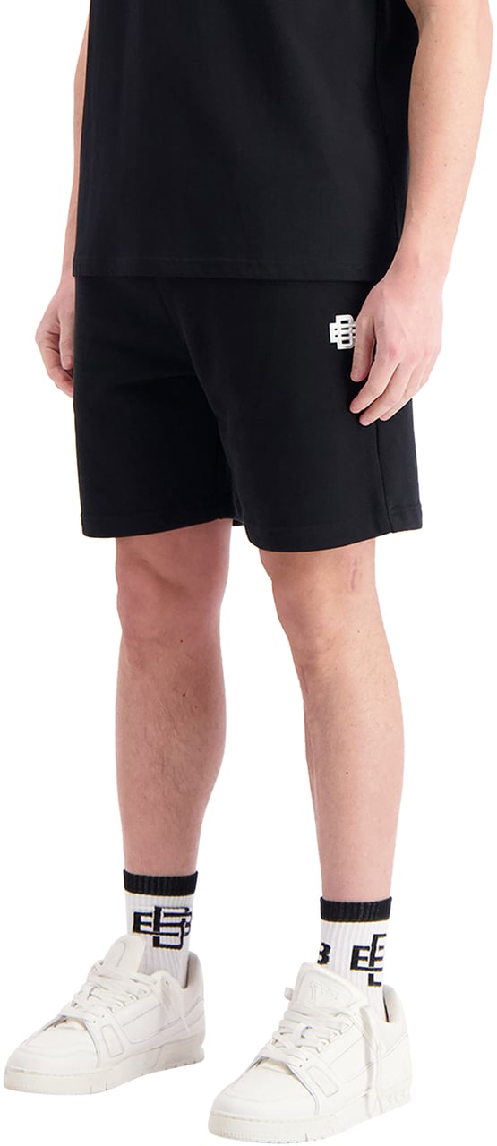 Black Bananas Mono Relax Sweatshorts Zwart