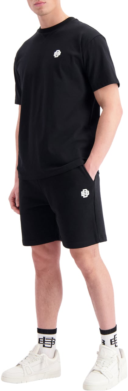 Black Bananas Mono Relax Sweatshorts Zwart
