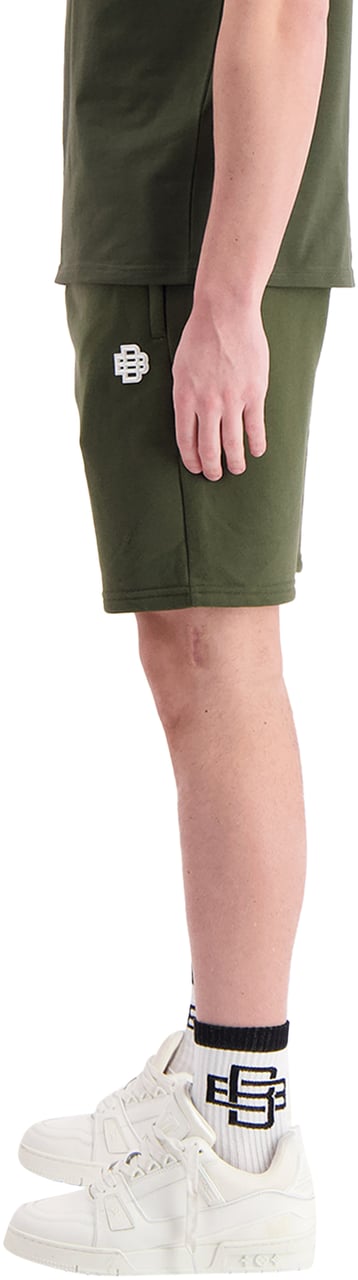 Black Bananas Mono Relax Sweatshorts Groen