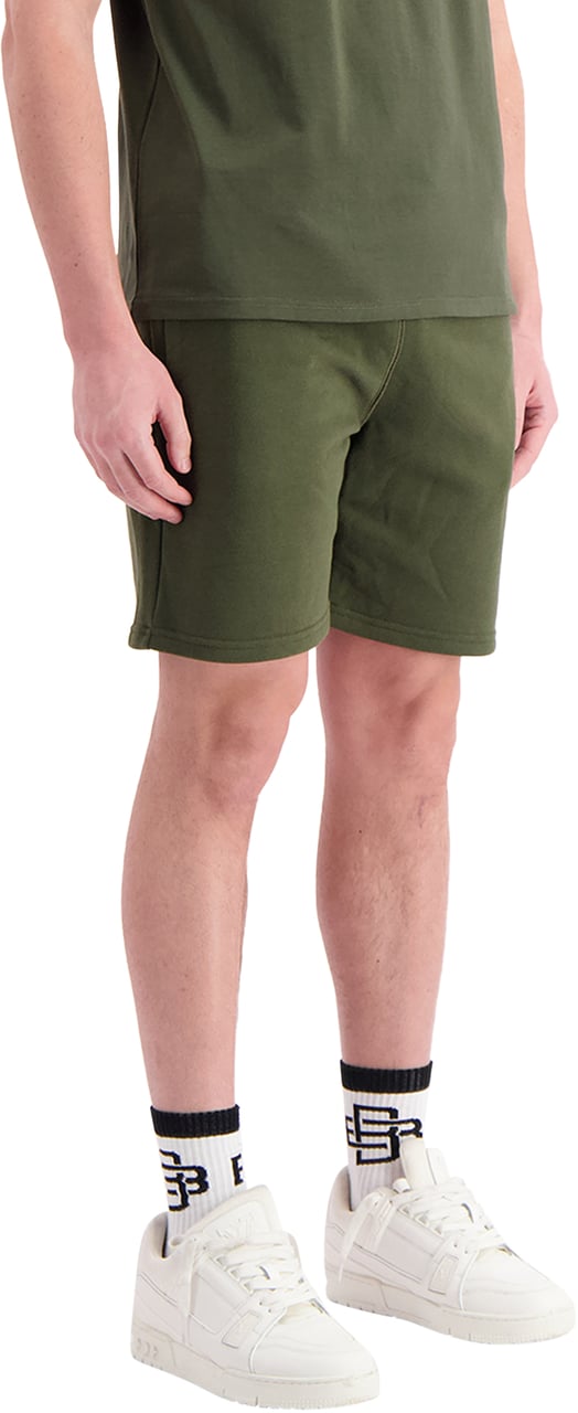 Black Bananas Mono Relax Sweatshorts Groen