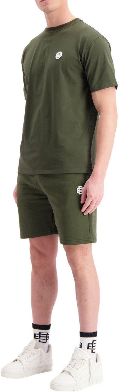 Black Bananas Mono Relax Sweatshorts Groen
