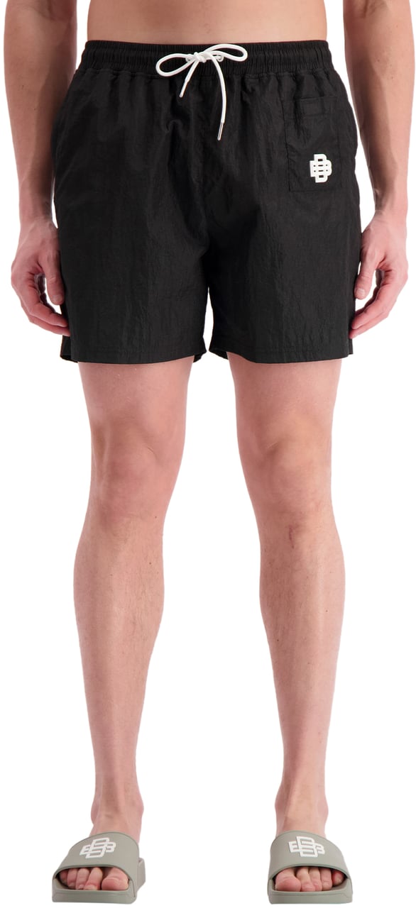 Black Bananas Monogram Swimshorts Zwart