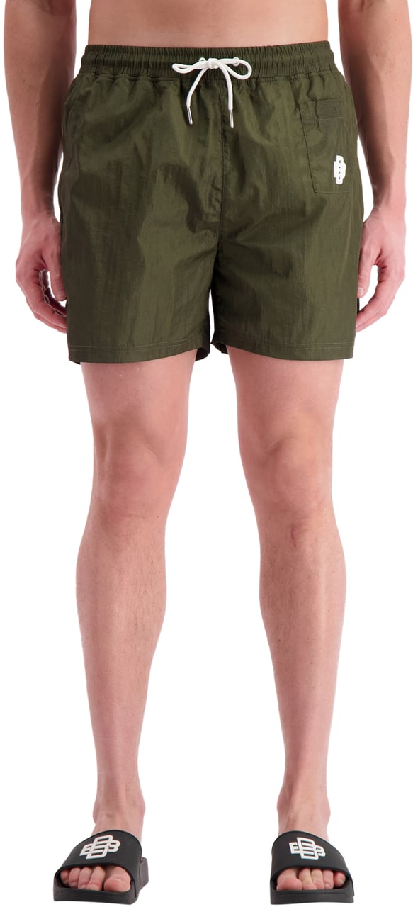 Black Bananas Monogram Swimshorts Groen