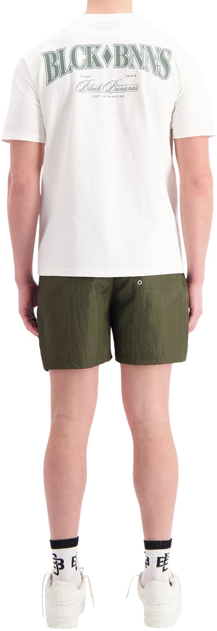 Black Bananas Monogram Swimshorts Groen