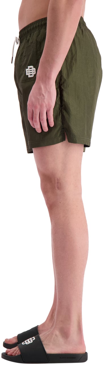 Black Bananas Monogram Swimshorts Groen
