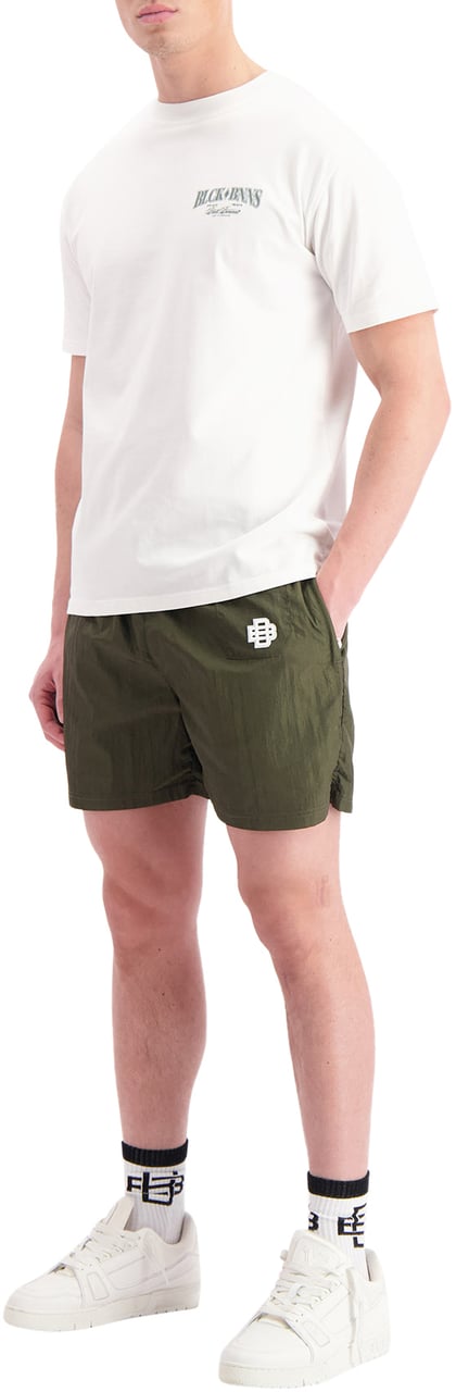 Black Bananas Monogram Swimshorts Groen
