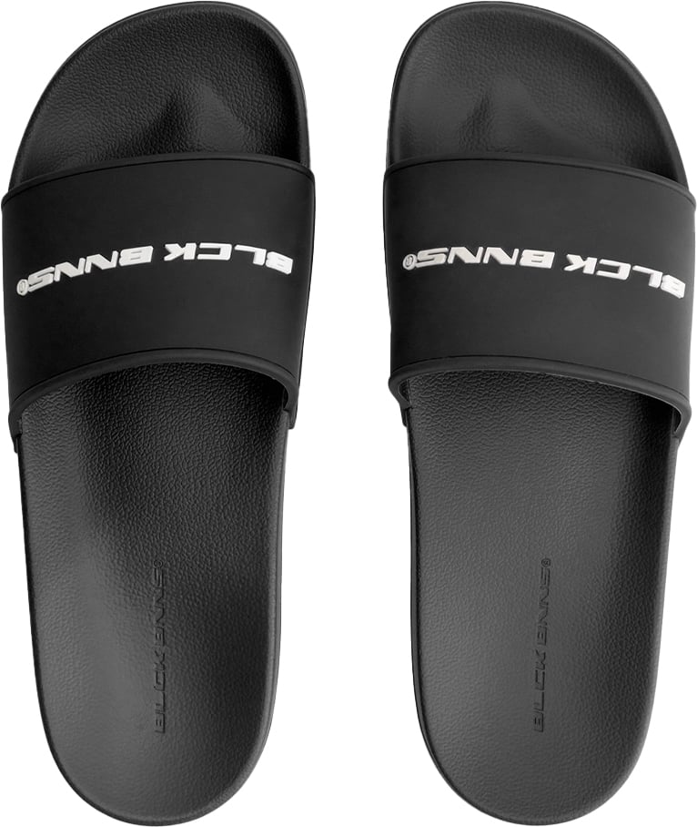 Black Bananas Initial Slides Zwart
