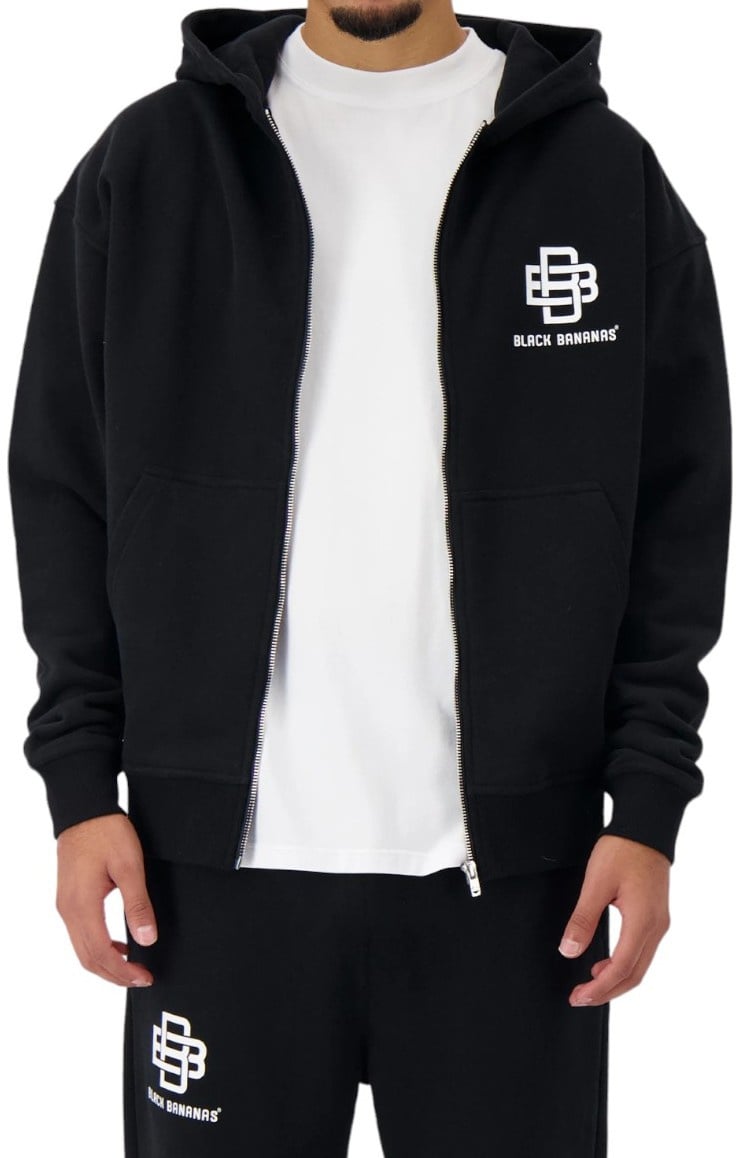 Black Bananas Heren Vest Zwart