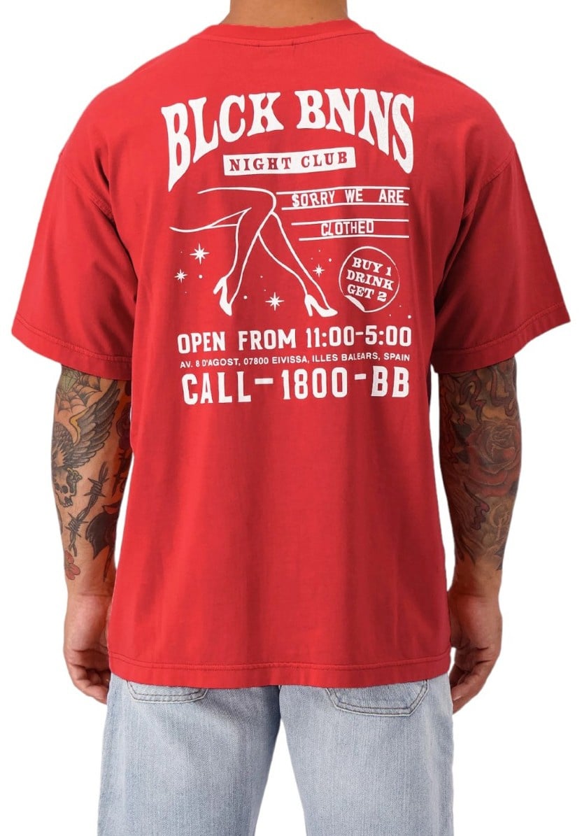 Black Bananas Heren T-Shirt Rood