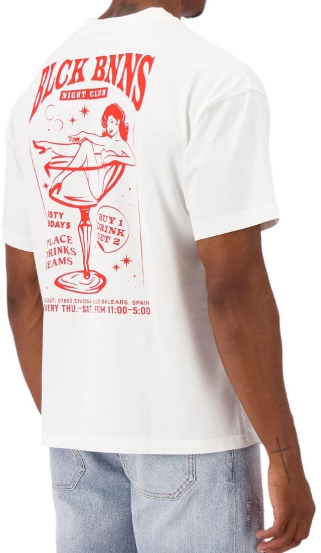 Black Bananas Heren T-Shirt Wit