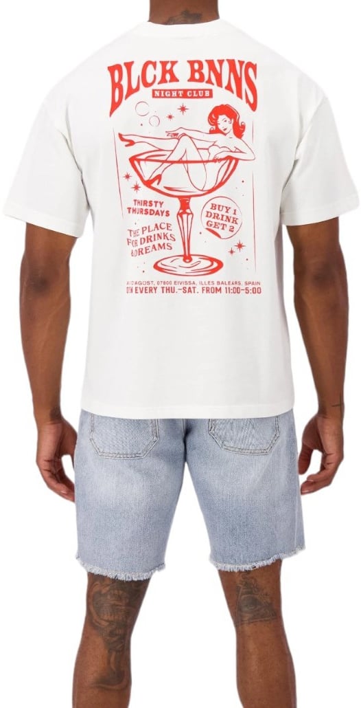 Black Bananas Heren T-Shirt Wit