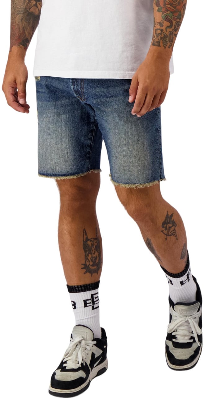 Black Bananas Heren Korte Broek Blauw