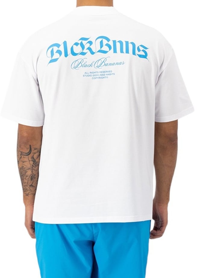 Black Bananas Heren T-Shirt Blauw