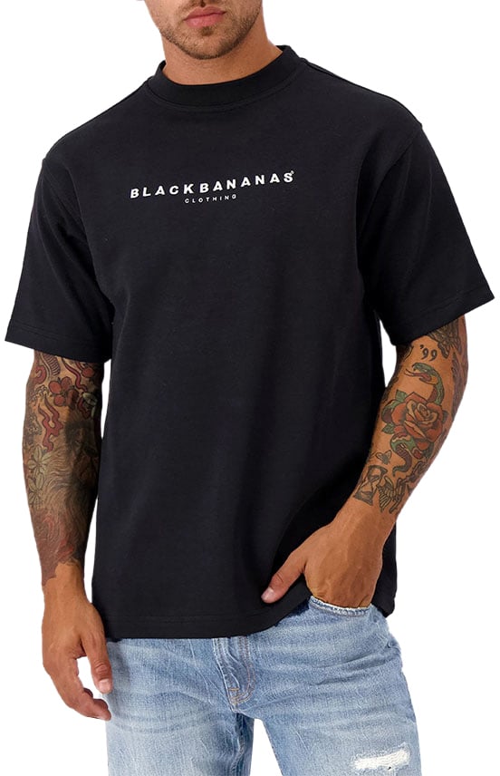 Black Bananas Signature Tee Zwart