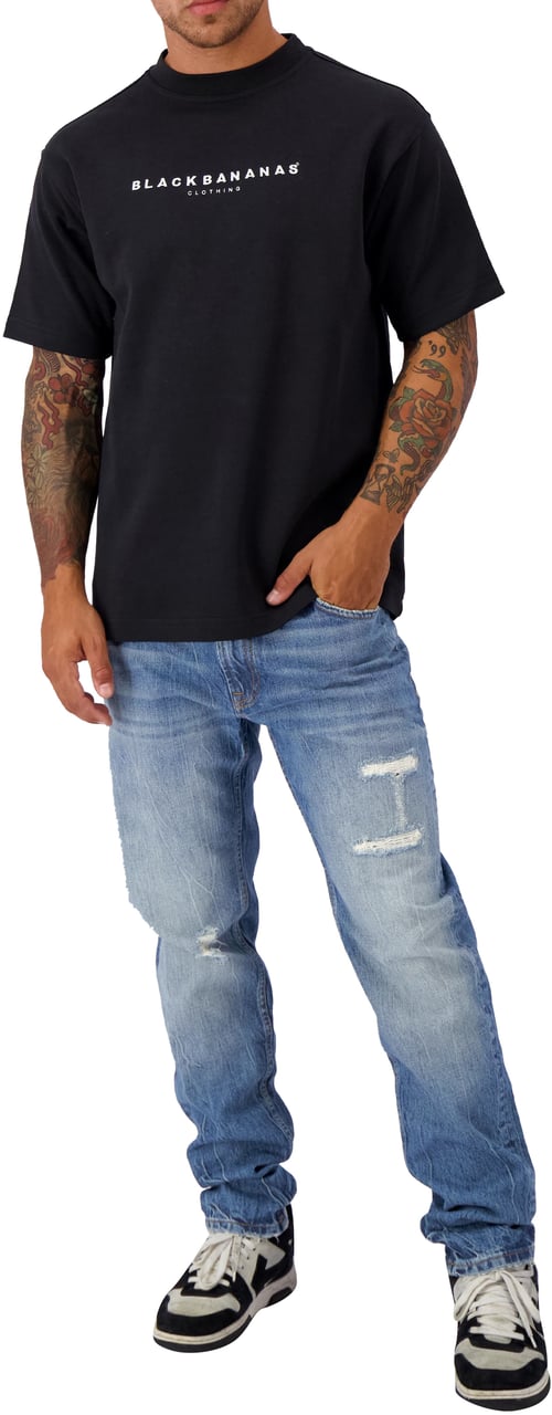 Black Bananas Signature Tee Zwart