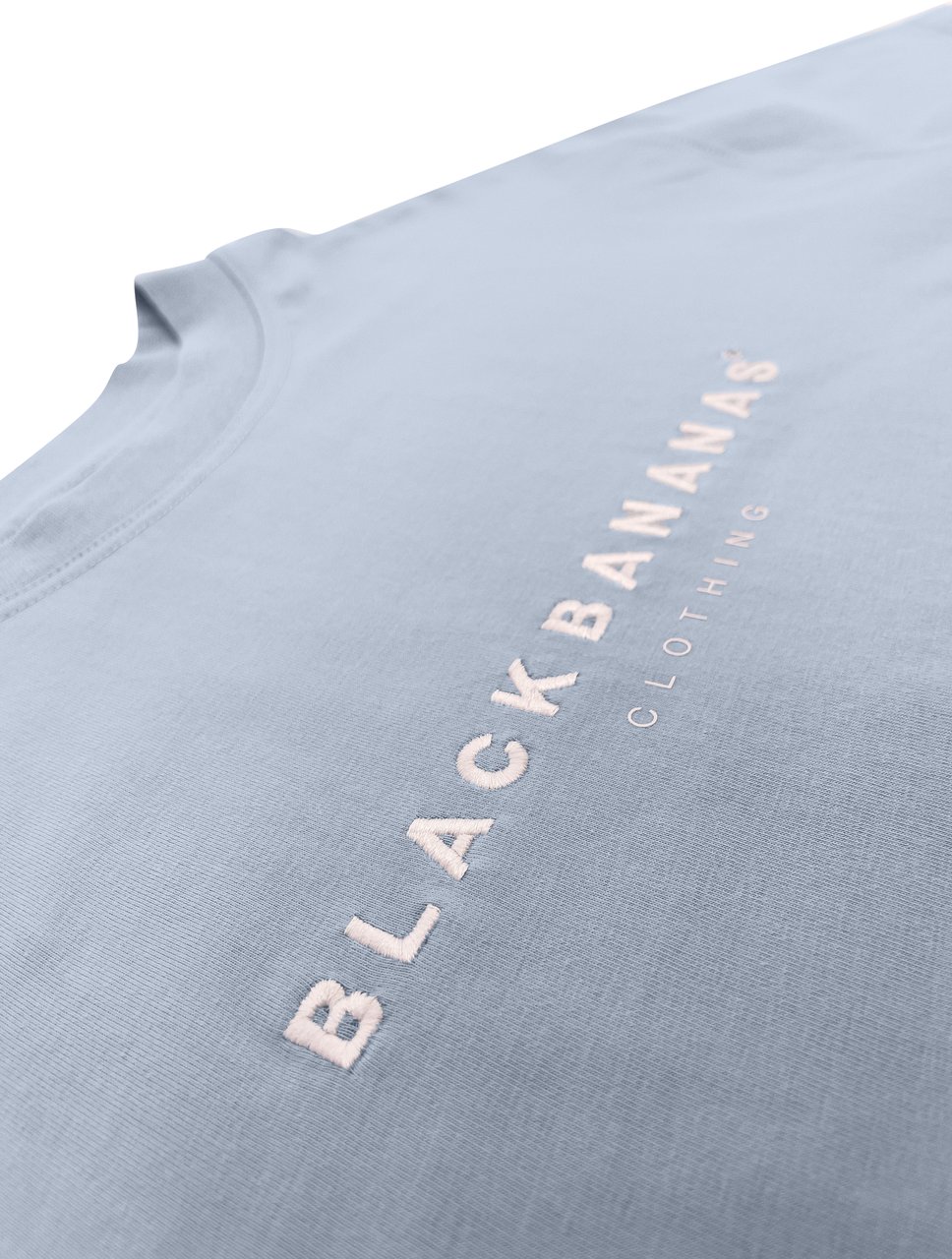 Black Bananas Signature Tee Blauw