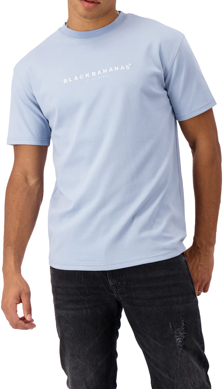 Black Bananas Signature Tee Blauw
