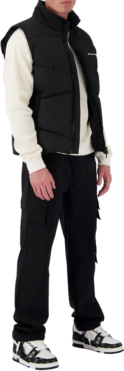 Black Bananas Block Bodywarmer Zwart