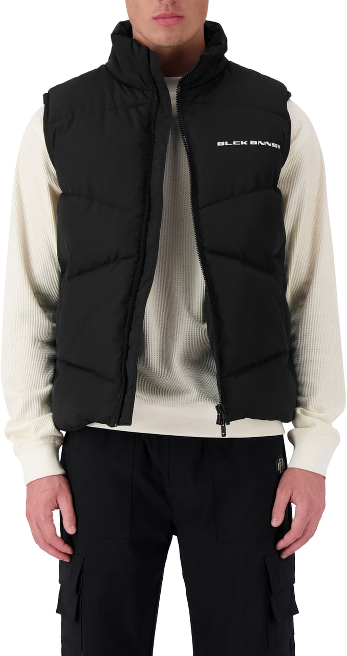 Black Bananas Block Bodywarmer Zwart
