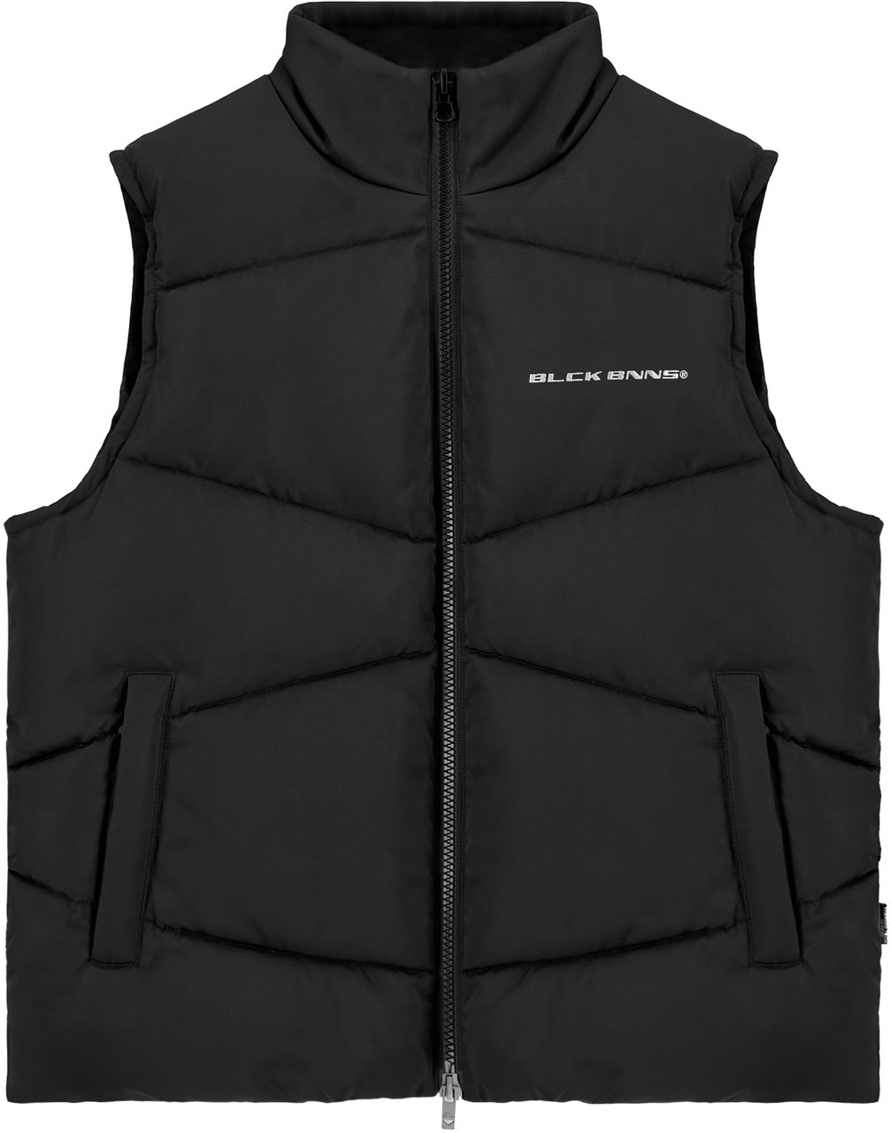 Black Bananas Block Bodywarmer Zwart