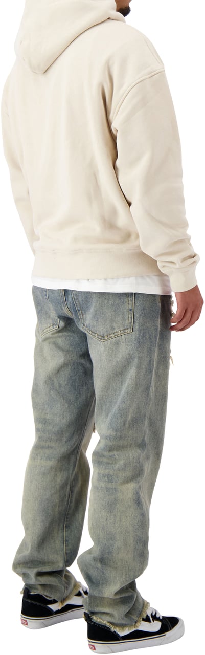 Black Bananas Calligraphy Hoodie Beige