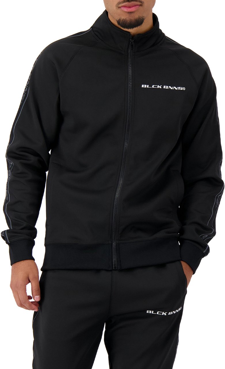 Black Bananas Taped Initial Tracktop Zwart