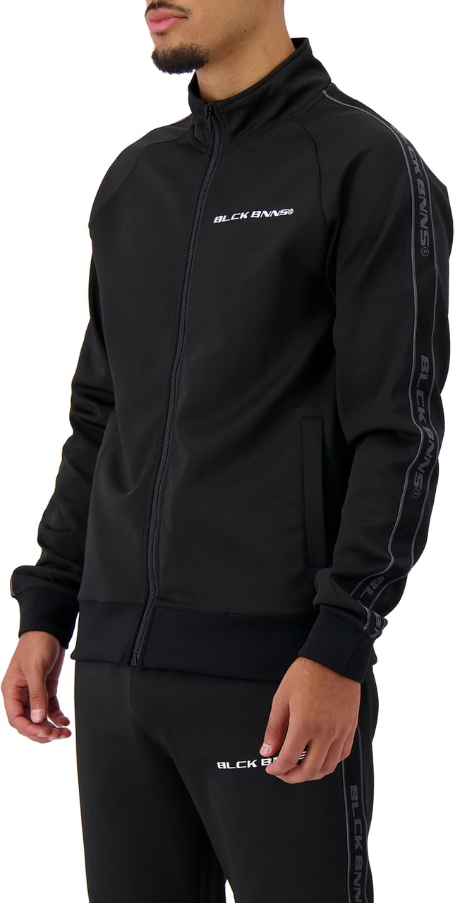 Black Bananas Taped Initial Tracktop Zwart