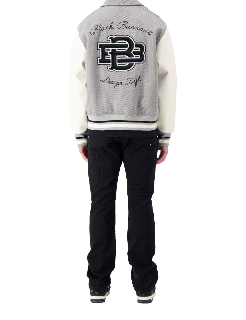 Black Bananas Twill Mono Jacket Grijs