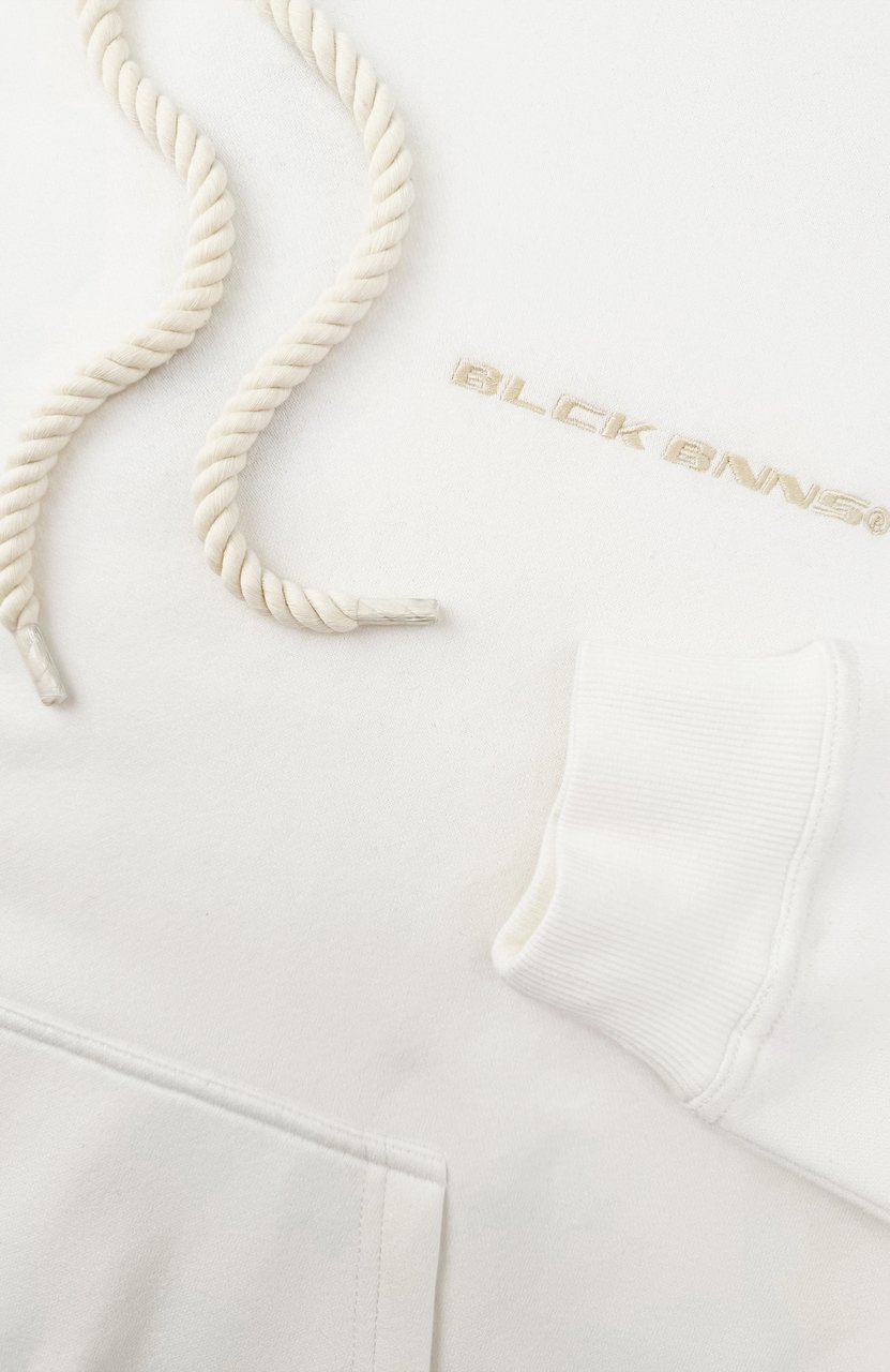 Black Bananas Thick Laces Hoodie Wit