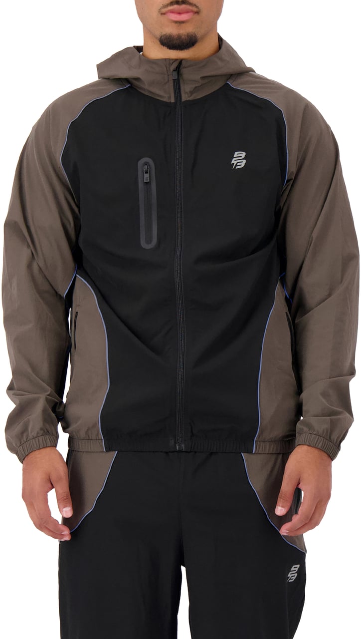 Black Bananas Rflct Tracktop Zwart