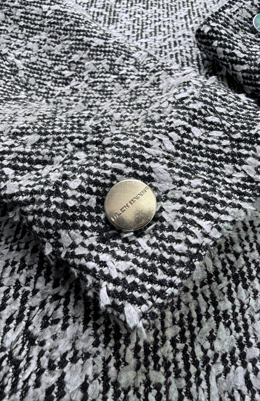Black Bananas Boucle Carpenter Jacket Blauw