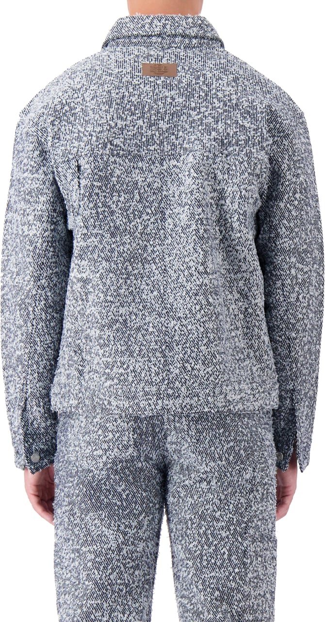 Black Bananas Boucle Carpenter Jacket Blauw