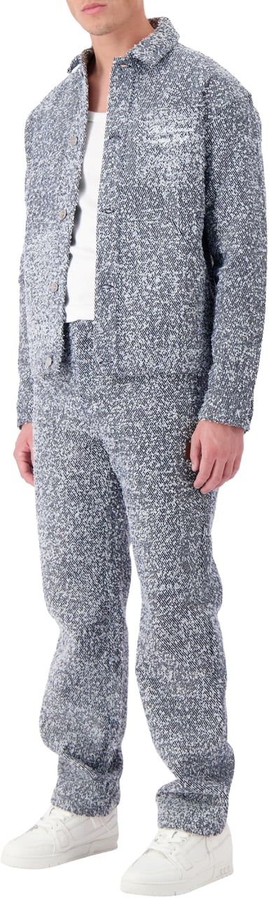 Black Bananas Boucle Carpenter Jacket Blauw