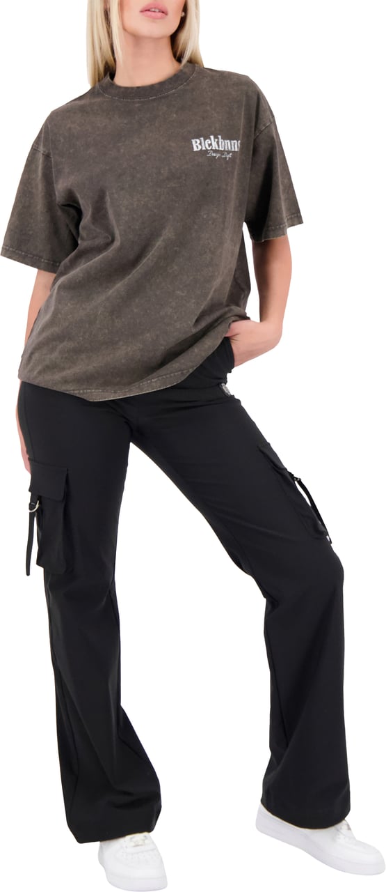 Black Bananas Brush T-shirt Grijs