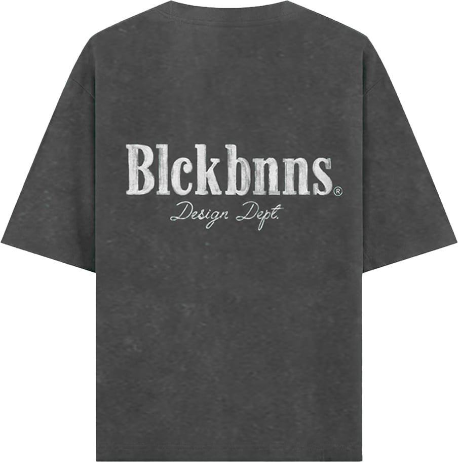Black Bananas Brush T-shirt Grijs