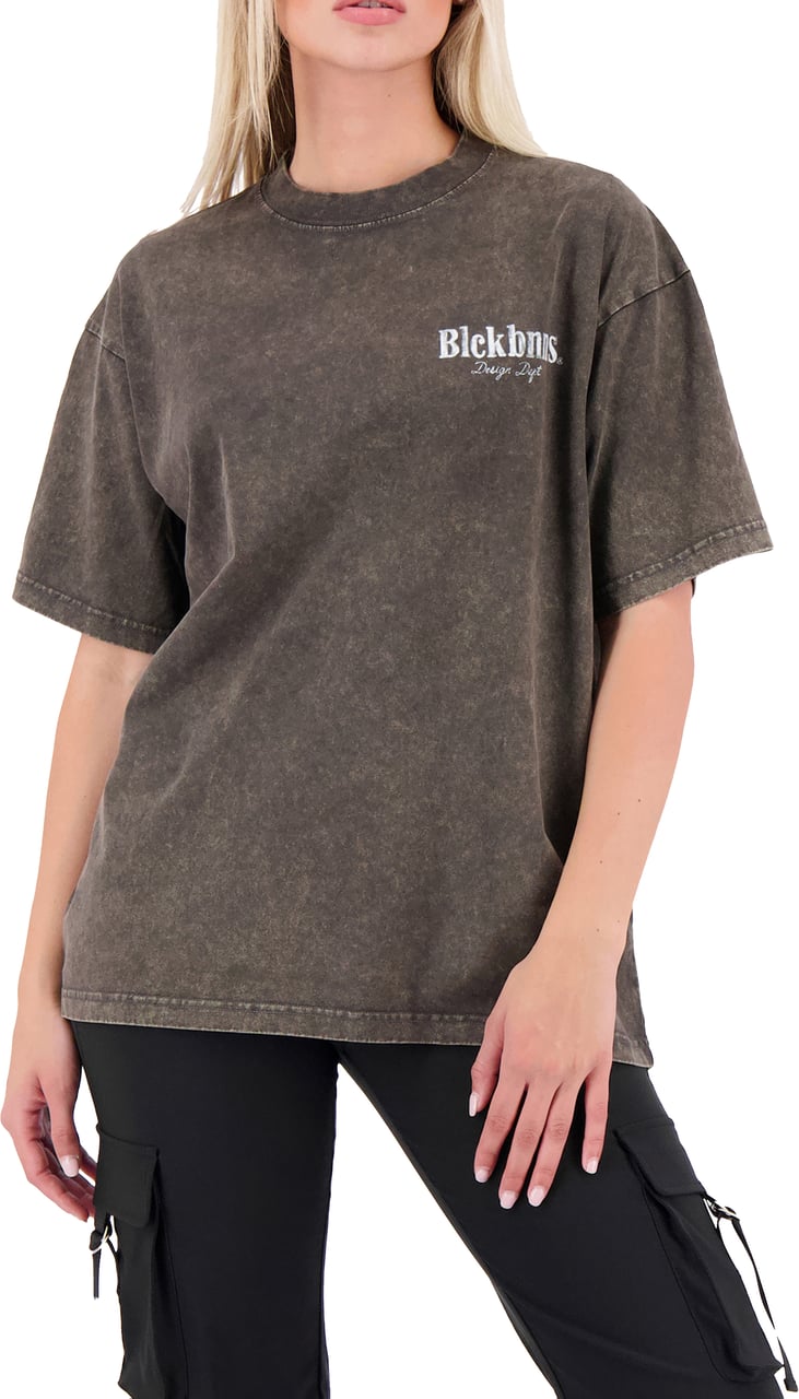 Black Bananas Brush T-shirt Grijs