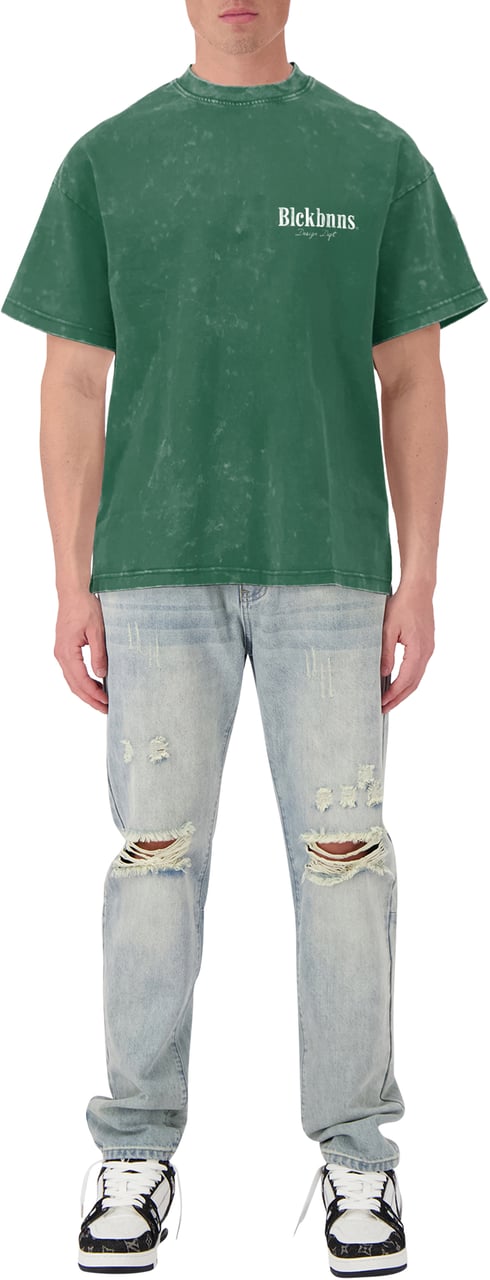 Black Bananas Brush T-shirt Groen