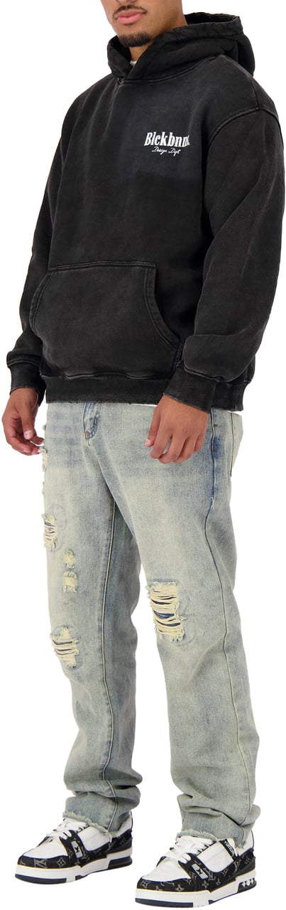 Black Bananas Brush Hoodie Zwart