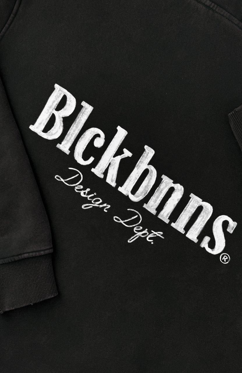 Black Bananas Brush Hoodie Zwart