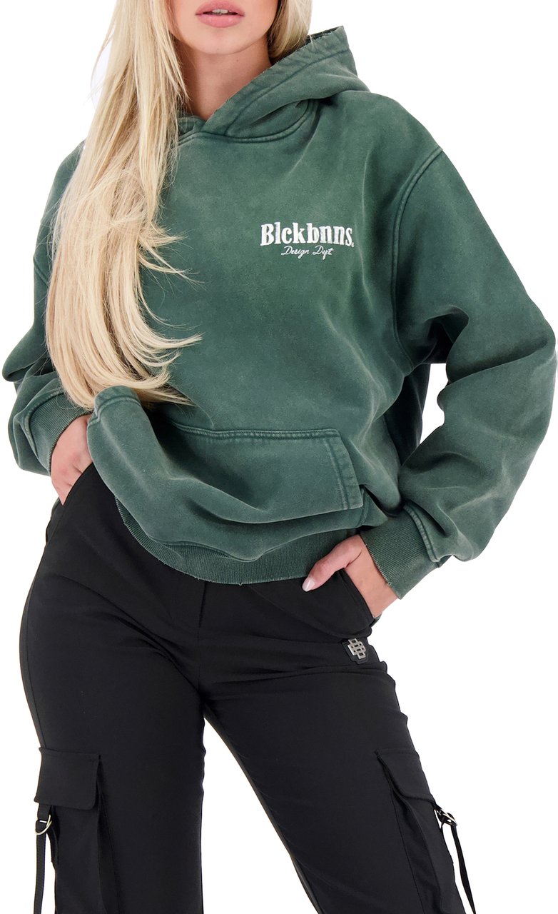 Black Bananas Brush Hoodie Groen