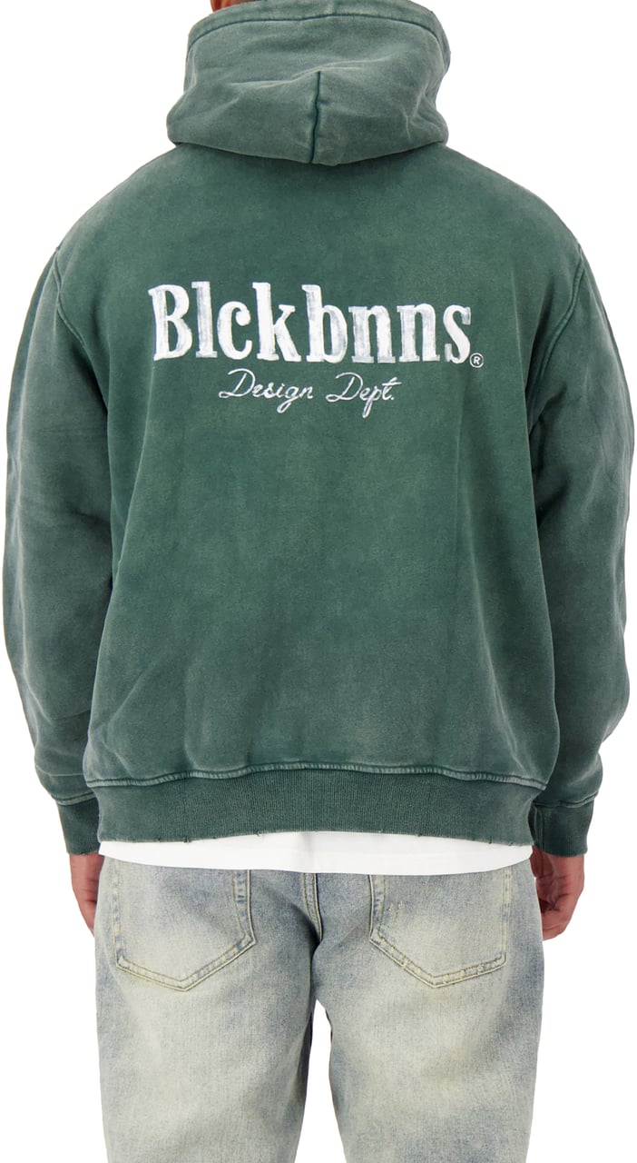 Black Bananas Brush Hoodie Groen