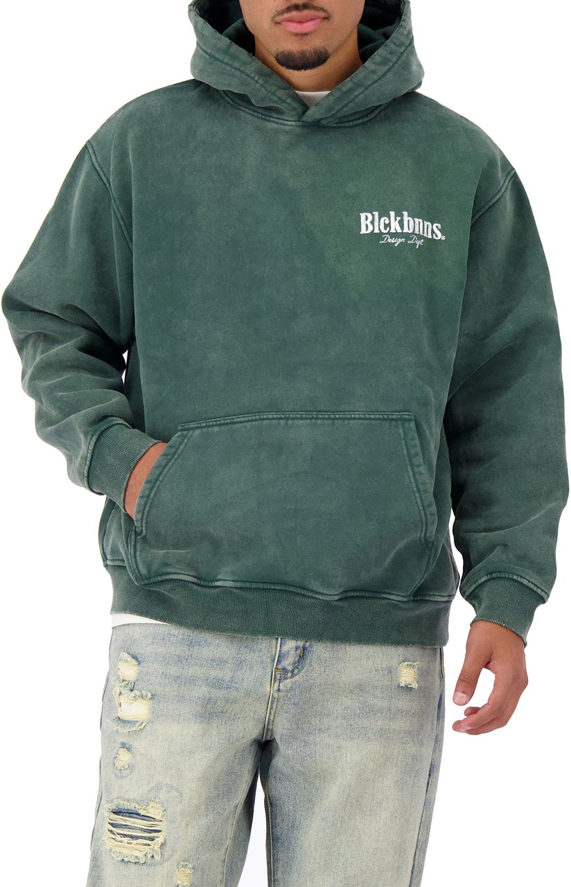 Black Bananas Brush Hoodie Groen
