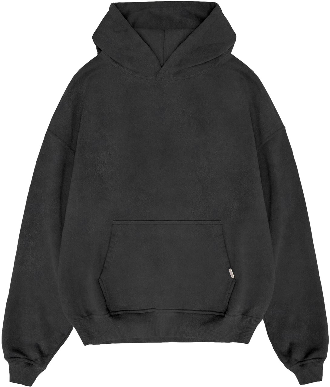 Black Bananas Blank Washed Hoodie Zwart
