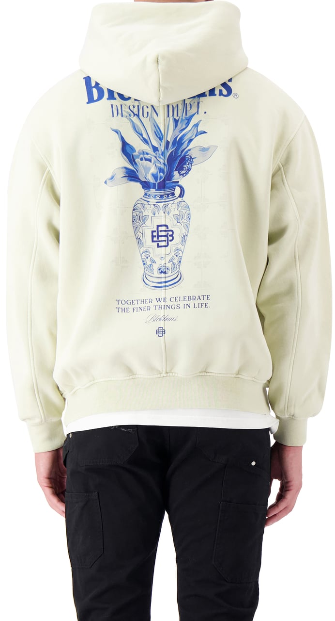 Black Bananas Vase Hoodie Beige